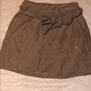 Tan Target Skirt
